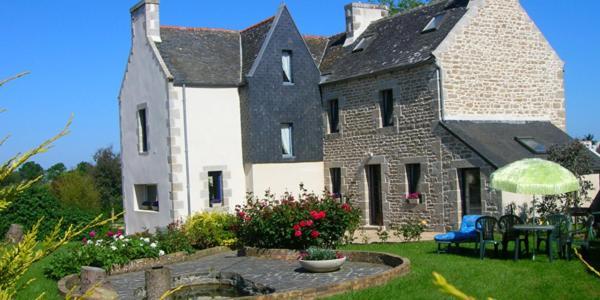 Bed and Breakfast Au Jardin De Creachavel Cléder Exterior foto